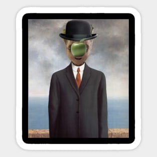 Rene Magritte Son Of Man Sticker